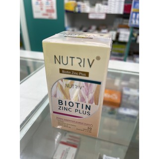 nutriv biotin zinc plus