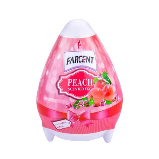 ✨HOT Item✨ น้ำหอมปรับอากาศ เจลปรับอากาศ FARCENT EGG 170 กรัม กลิ่นพีช AIR FRESHENER GEL EGG 170G PEACH ผลิตภัณฑ์ปรับอากา