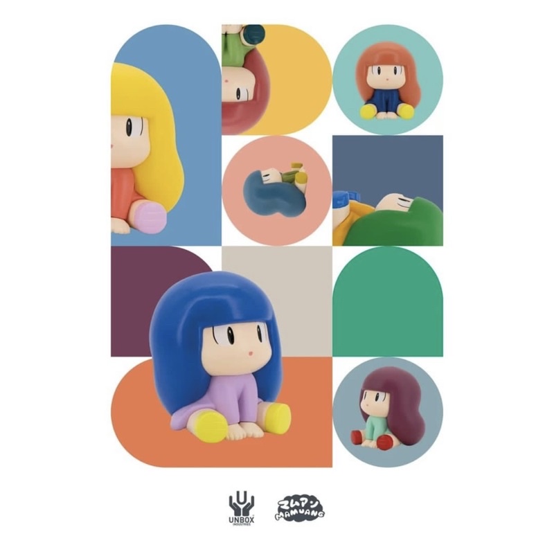 Mamuang x Unbox Industries Blind Box ตุ๊กตาตั้งโต๊ะน้องมะม่วง