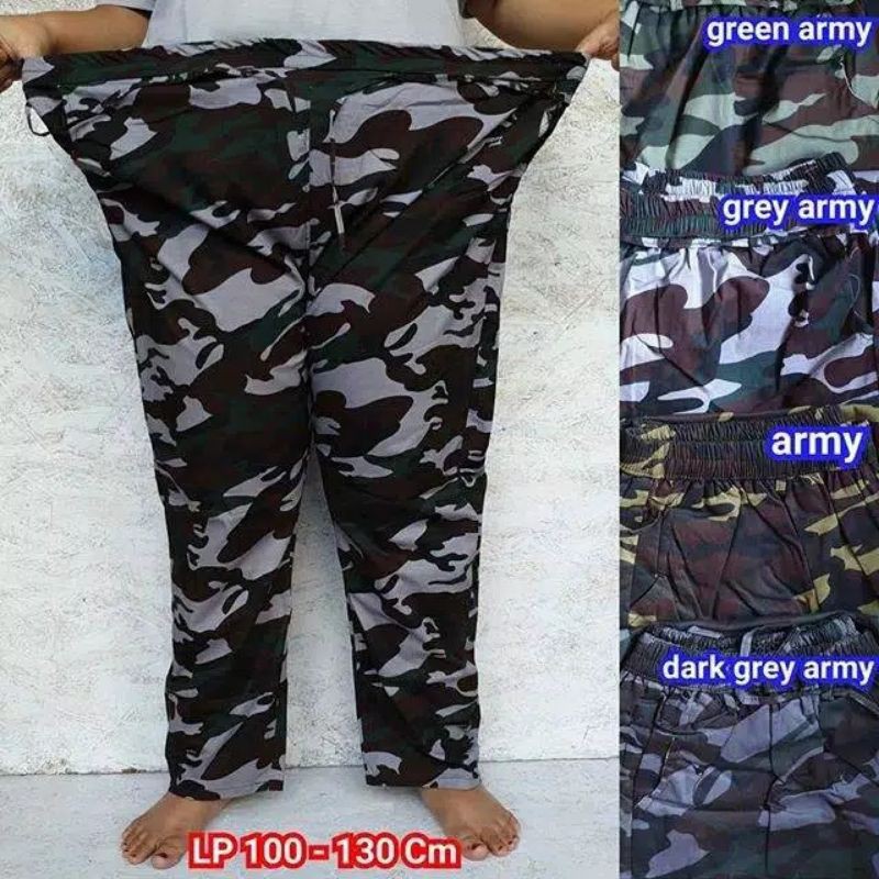 Katun Arh777 - ขนาดใหญ่!! Oversize Army Basic Harem กางเกงผ้าฝ้ายกางเกงผู้หญิง XXL XXXL 4L 5L