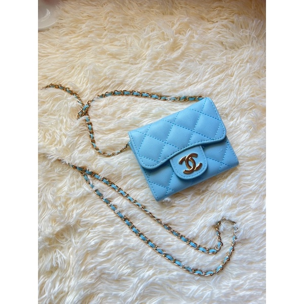 กระเป๋า Chanel สีฟ้า