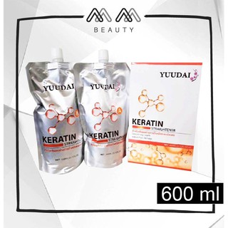 YUUDAI KERATIN HAIR STRAIGHTENER ครีมยืด ยูไดอิ เคราติน แฮร์ สเทรทเทนเนอร์ 600ml