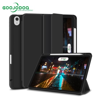 GOOJODOQ Air4 10.9 เคสแบบพับได้พร้อมที่ใส่ปากกา