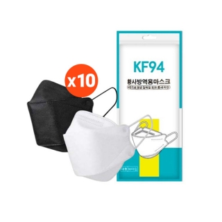 [ยอดฮิต ส่งไว!!][ใส่โค้ดY4UF6ลด30.-] แมสเกาหลี KF94 4D Mask [แพ็ค10ชิ้น] พร้อมส่งที่ไทย