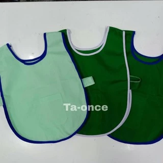 เสื้อกันเปื้อนเด็กอนุบาล เอี้ยมเด็กอนุบาล กว่า 20 สี พร้อมส่ง เสื้อกันเปื้อนเด็ก (KD170)