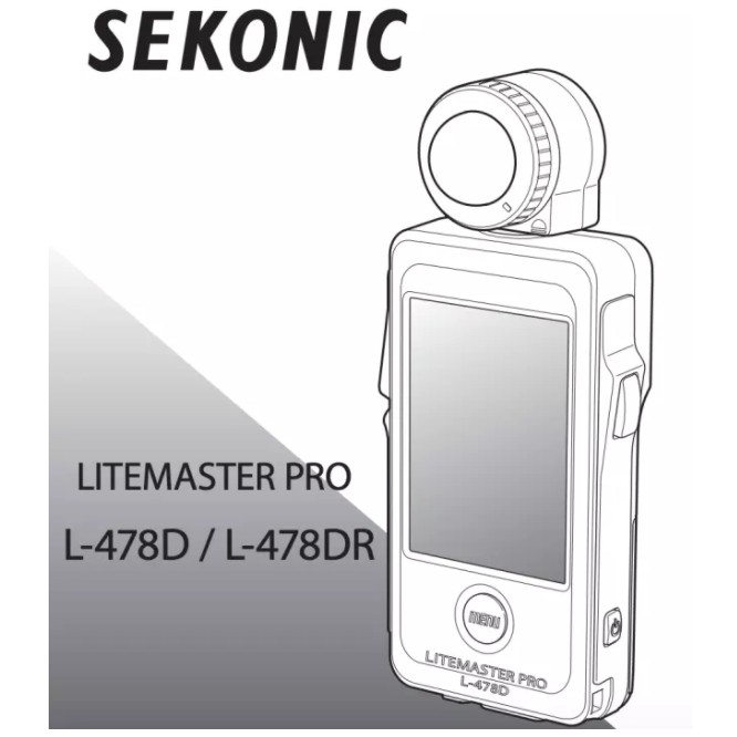 เครื่องวัดแสง Sekonic L-478D LITE MASTER PRO DigiCineMate ของแท้ประกันศูนย์ 1 ปี จอ LCD ขนาดใหญ่ 2.7 นิ้ว