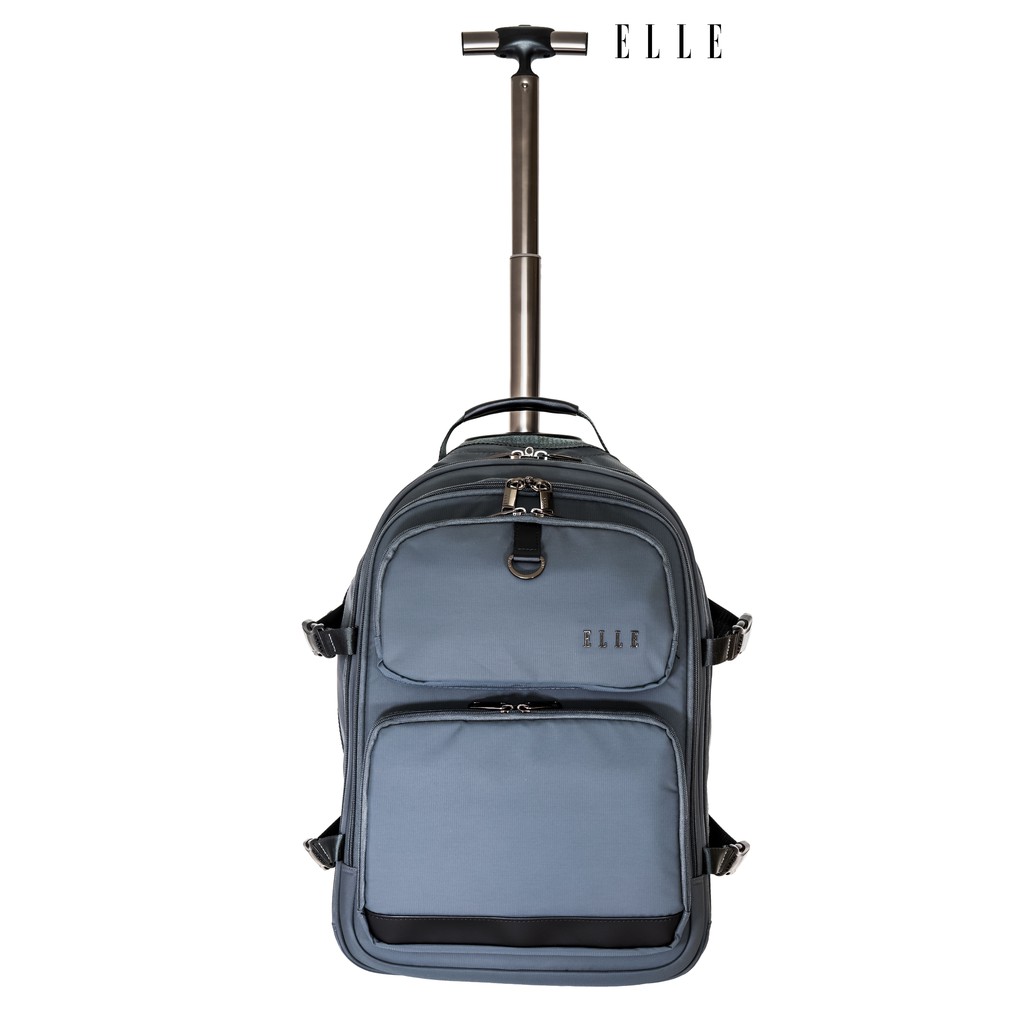 Elle Travel Mipan Collection กระเป๋าเป้ล้อลากแบบ 2ล้อ ช่องใส่ notebook 15" กระเป๋ามีหลายช่องสำหรับกา