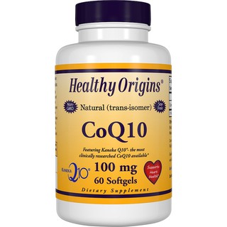 Healthy Origins, CoQ10, Kaneka Q10, 100 mg, 60 Softgels