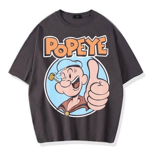 เสื้อยืดแขนสั้น พิมพ์ลาย POPEYE THE SAILOR MAN VINTAGE ขนาดใหญ่ สําหรับผู้ชาย