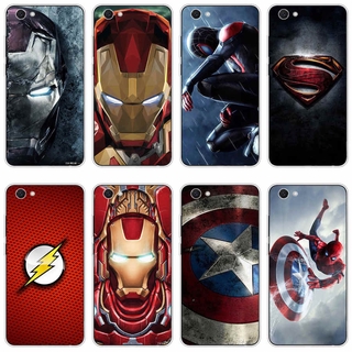 เคสโทรศัพท์ซิลิโคน TPU อ่อน ลาย IronMan Captain America สำหรับ Vivo z1x y67 v5 v5s y66 y51 y20 2021