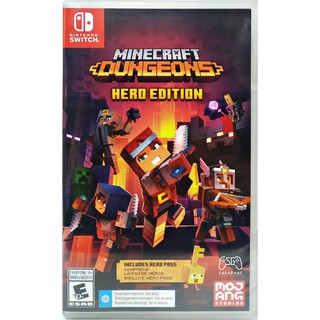 พร้อมจัดส่ง NINTENDO SWITCH MINECRAFT DUNGEONS [HERO EDITION] ปก US แท้