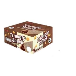 TRIANGLE SNACK CHOCOLATE ไตรแองเกิล สแน็ค รสช็อกโกแลต ขนาด 8กรัม ยกกล่อง 24ชิ้น