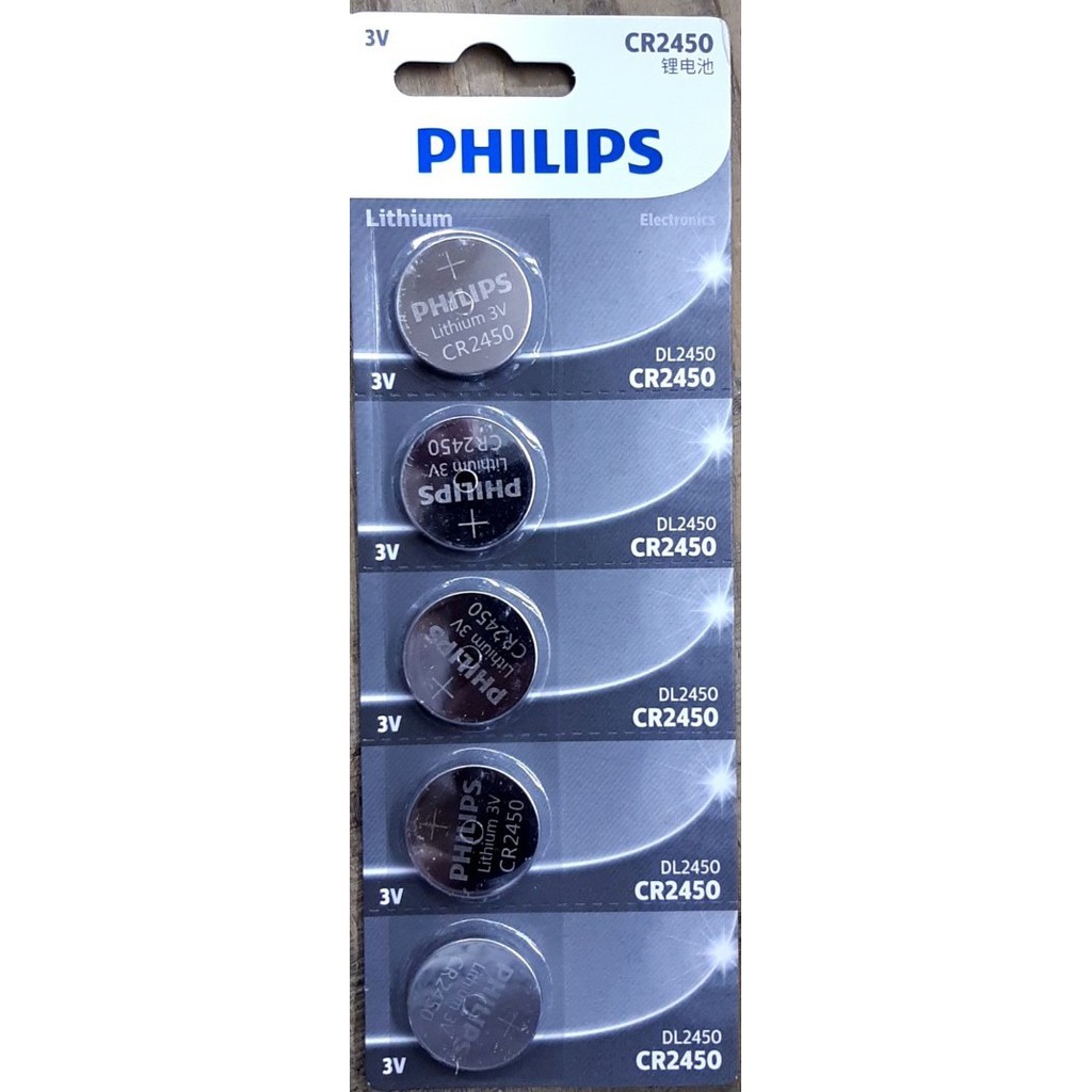 ถ่านกระดุม Philips CR2450 3V ของแท้