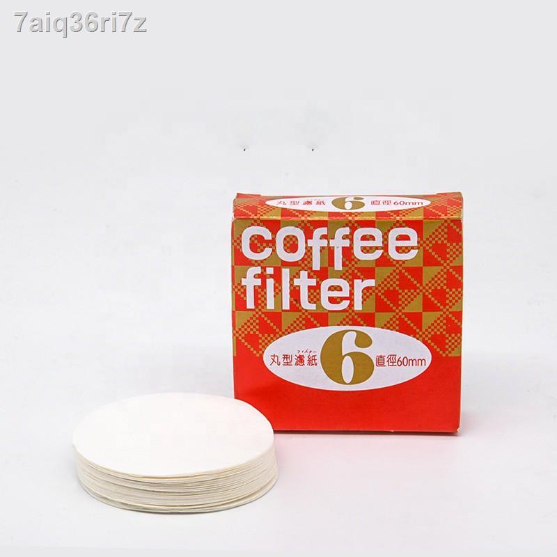 กระดาษกรองกาแฟ Cold Brew Moka Pot filter 6cm (6 Cups)