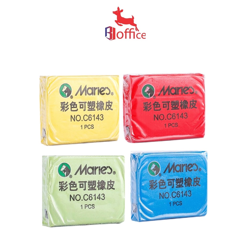 ยางลบนวดสีสันสดใส Maries C6143 /