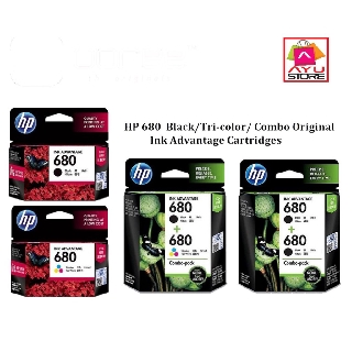 HP 680 INK CARTRIDGE 100% ORIGINAL