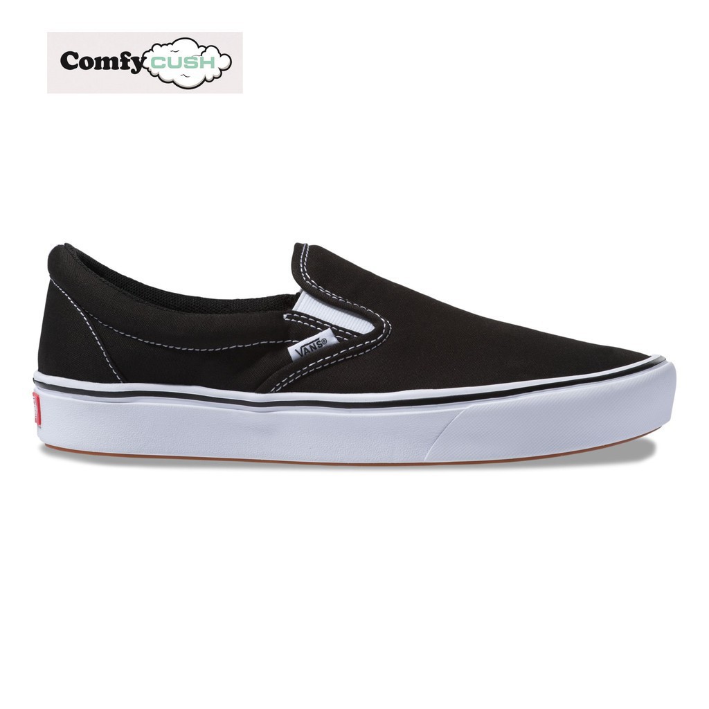 pude frivillig Ring tilbage VANS Comfycush Slip-on (Lite) Black/White รองเท้า แวนส์ แท้ แบบเบา  ได้ทั้งชายหญิง | Shopee Thailand