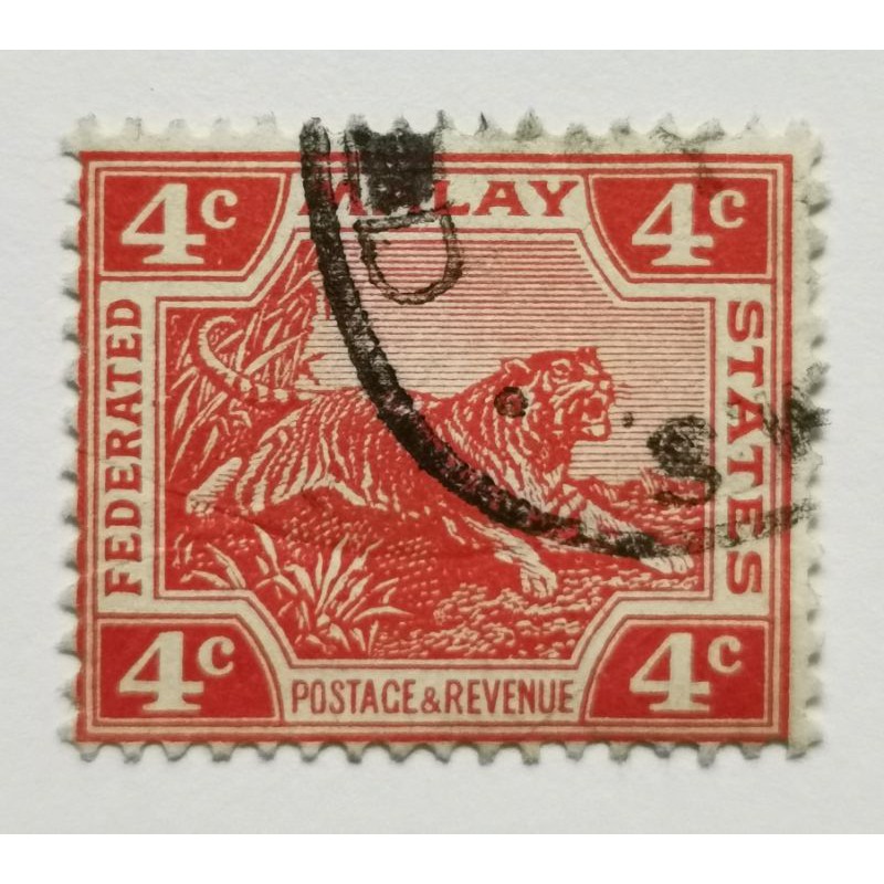 แสตมป์มาเลย์ที่หลงใหล 4 Cent 1904-1934 Setem Malaya