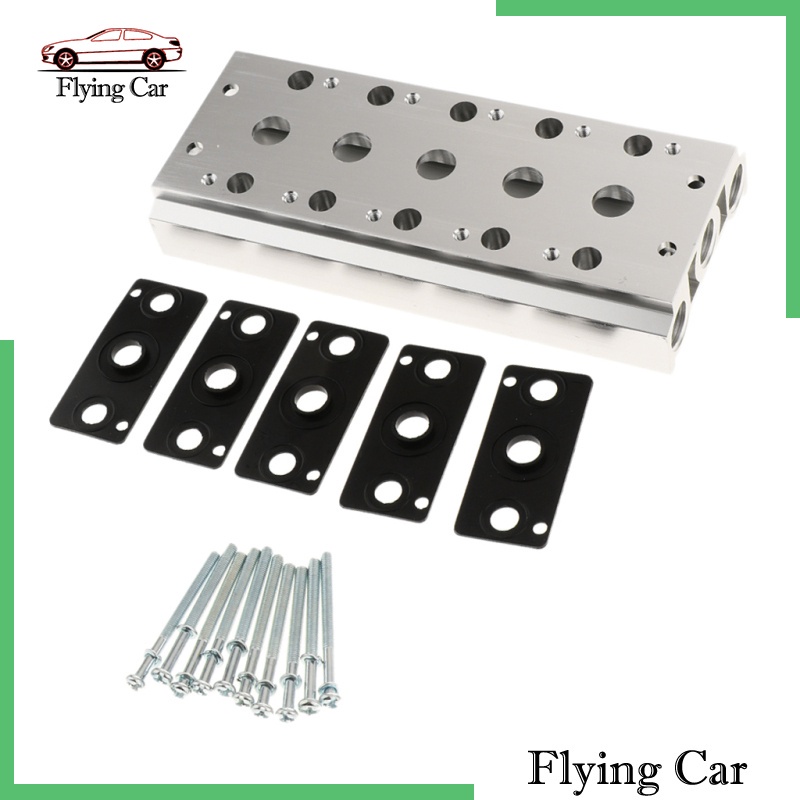 บอร์ดนิวเมติก ฐานบล็อกท่อร่วมไอดี 3 สถานี 2F