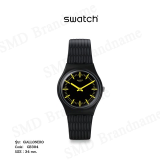 SWATCH นาฬิกาข้อมือ รุ่น GIALLONERO Code: GB304