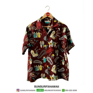 SUN SURF HAWAIIAN SHIRT "ALOHA OE"