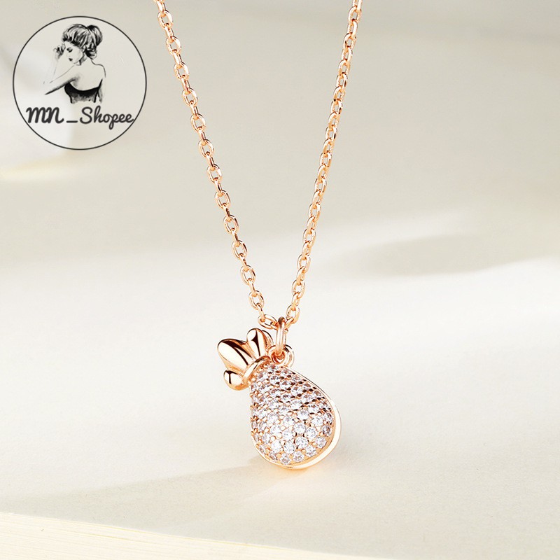 🔥ลด30฿โค้ดINC4LEL4🔥18K สร้อยคอทองชุบ สร้อย+จี้ สร้อยทองชุบ งานสวย  8822