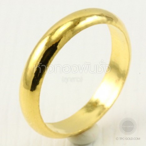 แหวนเกลี้ยง(โปร่ง) ทอง 96.5 % หนักครึ่งสลึง