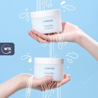 LANEIGE Cream Skin Quick Skin Pack ครีมบํารุงผิวหน้า 100 แผ่น 50 แผ่น 50 มล. (รุ่นใหม่ 2025) - ผิวบอบบาง 2 นาที