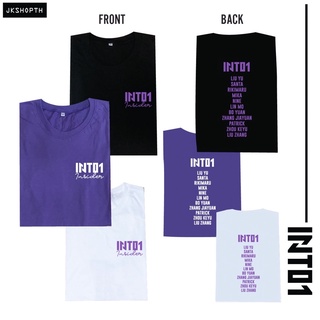 🇹🇭 เสื้อ INTO1 สกรีนดำ🖤ขาว🤍ม่วง💜ร้านไทย