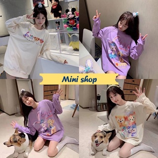 Mini shop🌸พร้อมส่ง🌸 (DX-6088/6095/6094/6130) เสื้อแขนยาวคอกลม ลายการ์ตูนลายน้องหมีผ้านุ่มใส่สบาย 06