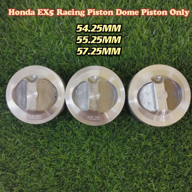 ลดล้างสต็อก!! Honda EX5 Racing ลูกสูบโดม 54 มม./54.25 มม./55.25 มม./56.25 มม./57.25 มม. ลูกสูบเท่านั