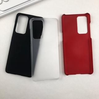 เคส PC แบบบางเฉียบ เรียบ เคลือบด้าน สําหรับ OnePlus 9R 9RT 9E Nord 5G ป้องกันลายนิ้วมือ แข็ง เคสป้องกันด้านหลัง