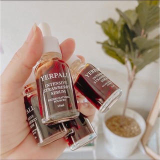 เซรั่มสตอ ล็อตใหม่ล่าสุด ลดรอยดำ ลดสิว Yerpall strawberry serum เยอเพล