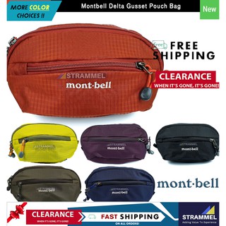 Montbell Delta Gusset Pouch Bag - มีให้เลือกหลายสี - กระเป๋าคาดเอว / กระเป๋าคาดเอว / กระเป๋าคาดเอว