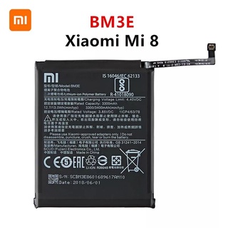 Xiao Mi BM3E 3400MAh แบตเตอรี่สำหรับ Xiaomi Mi 8 Mi8 M8 BM3E