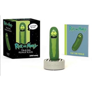 Talking Pickle Rick แตงกวาดองพูดได้ /ตุ๊กตาแตงกวาดอง rick&amp;morty 14นิ้ว