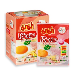 มาม่า โจ๊กกึ่งสำเร็จรูป รสหมู 26 กรัม x 12 ซอง Mama Cup Jok Pork 26 g x 12