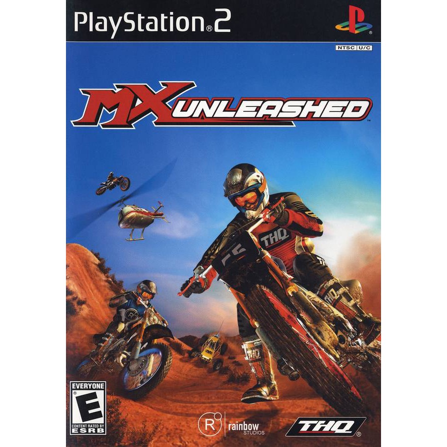 MX Unleashed (USA) PS2 แผ่นเกมส์ps2 เกมเพล2 เกมมอเตอร์ไซต์วิบากps2 เล่นได้ 2 คน