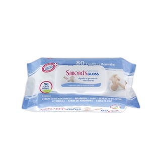 Simond baby care wipes ผ้าเปียกฆ่าเชื้อโรคสูตรบำรุงผิว