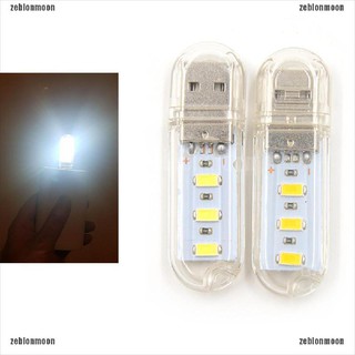 &amp; Moon โคมไฟ LED USB ขนาดเล็ก สําหรับอ่านหนังสือ ตั้งแคมป์