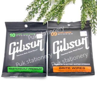 ชุดสายกีต้าร์ไฟฟ้า/โปร่ง ยี่ห้อ Gibson