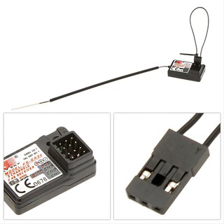 2Pcs Flysky FS-GR3E AFHDS 2.4G 3CH Receiver for FS-GT2 FS-GT2B FS-GT3B FS-GT3C FZ-IT4S RC Car Boat