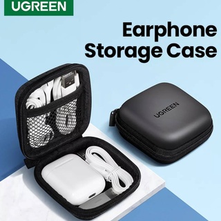 UGREEN รุ่น 40816 กล่องจัดระเบียบ (ขนาด8X8) หูฟัง, สายชาร์ท วัสดุ EVAกันน้ำได้ มีซิป ขนาดพอดี แท้100%