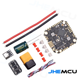 Jhemcu GHF411AIO-BMI 40A F411 ตัวควบคุมการบิน BLHELIS 40A 4in1 ESC 2-6S 25.5X25.5 มม. สําหรับโดรนบังคับ FPV