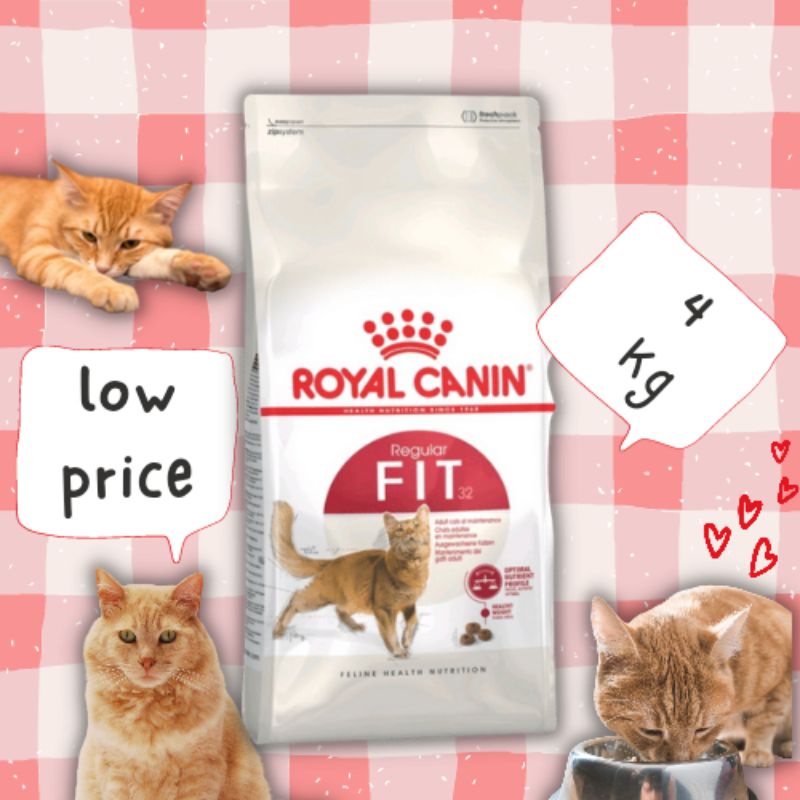 Royalcanin cat Fit 4 kg (กิโล) อาหารแมว