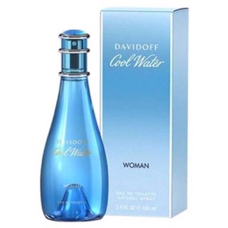 Davidoff Cool Water EDT For Women  100 ml.