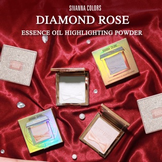 ไฮไลท์ sivanna colors diamond rose essence oil highlighting powder