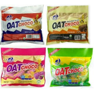 OAT CHOCO โอ๊ตธัญพืชอัดแท่ง 400 กรัม มีทุกรส