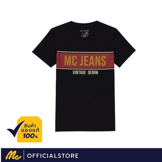 Mc Jeans เสื้อยืดผู้หญิง แขนสั้น สีดำ MTTZ246