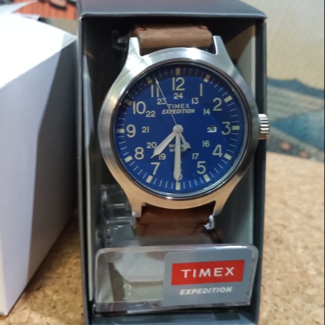 Timex Expendition Scout สายสีน้ำตาล